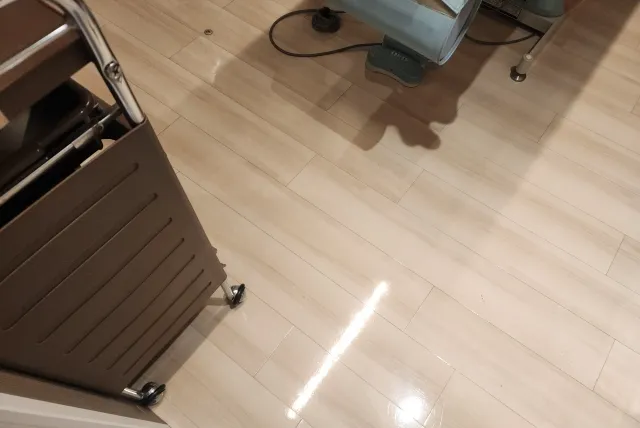 東京都調布市のT美容皮膚科のワックス後の様子