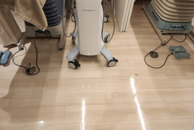 東京都調布市のT美容皮膚科のワックス後の院内の様子