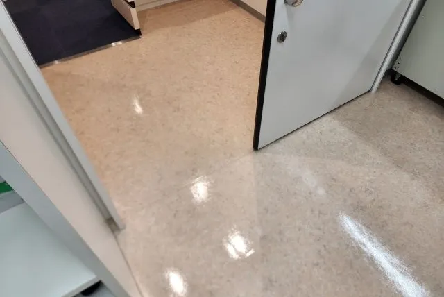 東京都東村山市のSレディーズクリニックのワックス掛け後